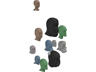 Heads 3D Model