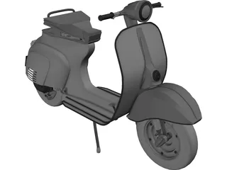 Scooter Vespa 3D Model