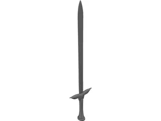 Two Handed Sword 3D Model