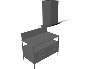 Kitchen Hood 3D Model