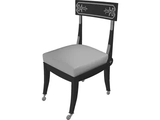 Retro Chair 3D Model