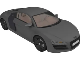 Audi R8 3D Model