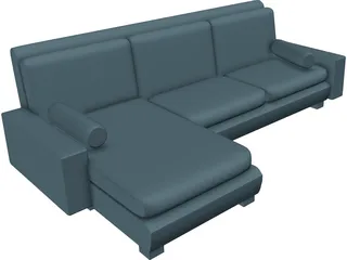 Corner Sofa 3D Model