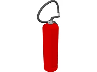 Fire Extinguisher 3D Model