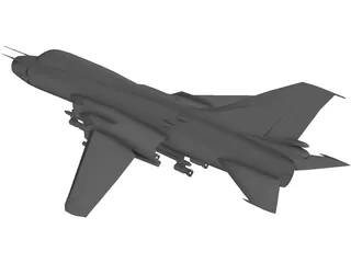 Sukhoi Su-17 Fitter 3D Model