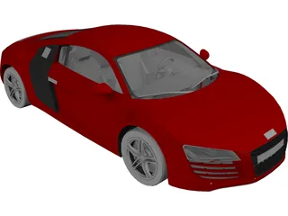 Audi R8 3D Model