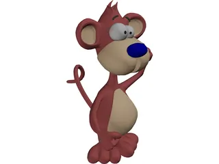 Monkey 3D Model