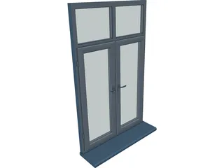 PVC Window 3D Model
