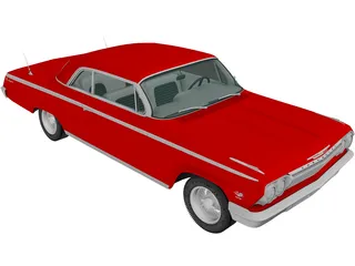 Chevrolet Impala SS (1962) 3D Model