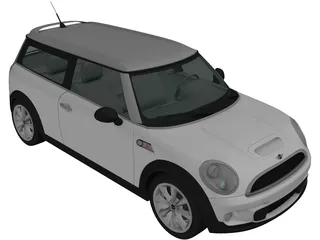 Mini Cooper S Clubman (2011) 3D Model