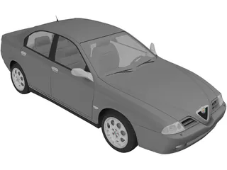 Alfa Romeo 166 (1998) 3D Model