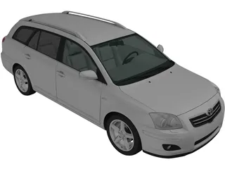 Toyota Avensis Wagon (2006) 3D Model