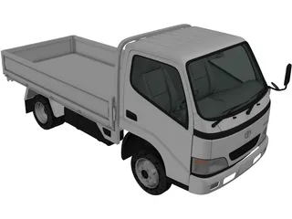 Toyota Toyoace Flatbed (2006) 3D Model