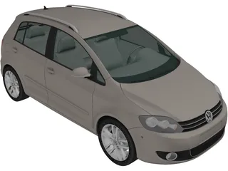 Volkswagen Golf Plus (2011) 3D Model