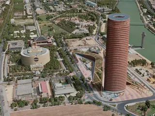 Seville City, Spain (2020) 3D Model