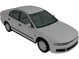 Mitsubishi Galant (1996) 3D Model