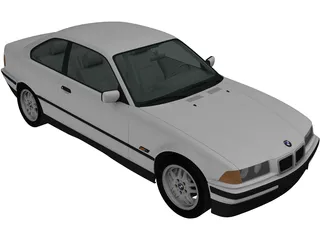 BMW 318i Coupe (1993) 3D Model