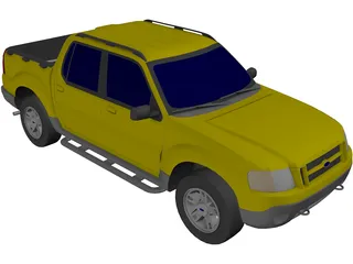 Ford Explorer Sport Trac (2003) 3D Model