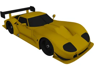 Marcos Mantara LM600 Group GT2 (1995) 3D Model