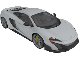 McLaren 675LT (2016) 3D Model