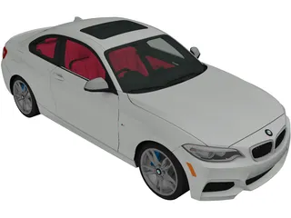 BMW M235i (2015) 3D Model