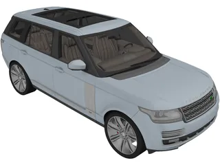 Range Rover Vogue (2013) 3D Model