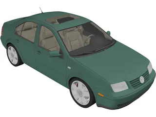 Volkswagen Jetta (2000) 3D Model