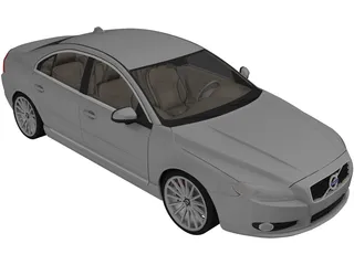 Volvo S80 (2007) 3D Model