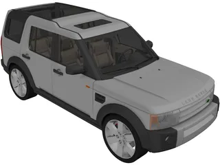 Land Rover Discovery (2005) 3D Model
