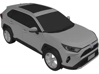 Toyota RAV4 Hybrid (2021) 3D Model