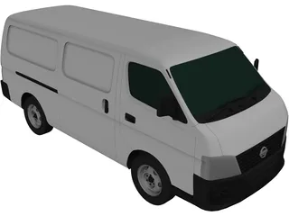 Nissan Urvan PanelVan (2011) 3D Model