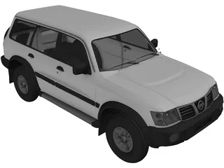 Nissan Patrol (2003) 3D Model