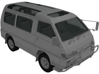 Mitsubishi Delica (1986) 3D Model