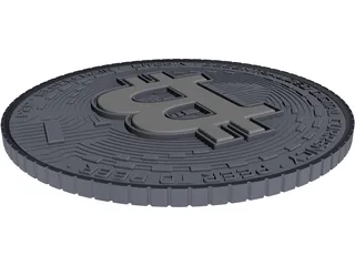 Bitcoin 3D Model