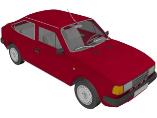 Skoda 105 (1985) 3D Model