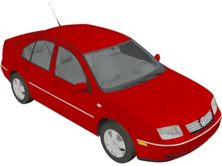 Volkswagen Jetta (2003) 3D Model