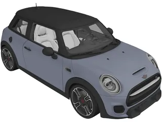 Mini Cooper S JCW (2019) 3D Model