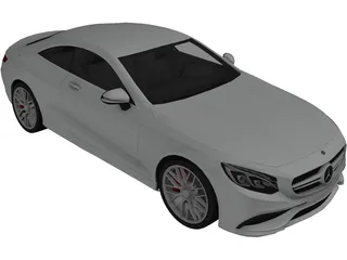 Mercedes-Benz S63 AMG Coupe (2015) 3D Model