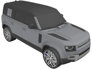 Land Rover Defender (2020) 3D Model