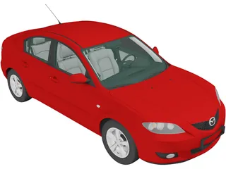 Mazda 3 Sedan (2003) 3D Model