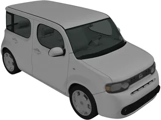 Nissan Cube (2010) 3D Model