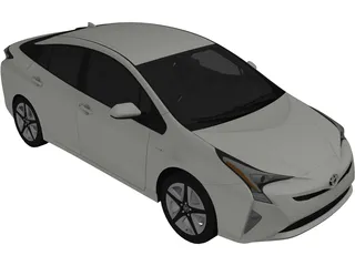 Toyota Prius (2017) 3D Model