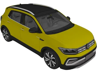 Volkswagen T-Cross 280 TSI (2019) 3D Model