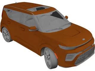 Kia Soul GT-Line (2021) 3D Model