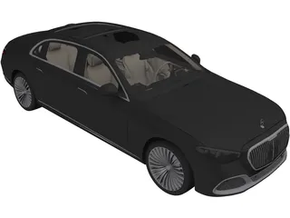 Mercedes-Maybach S-Class Sedan (2021) 3D Model