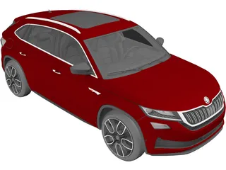 Skoda Kodiaq GT (2020) 3D Model