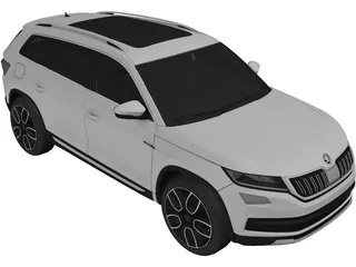 Skoda Kodiaq (2020) 3D Model