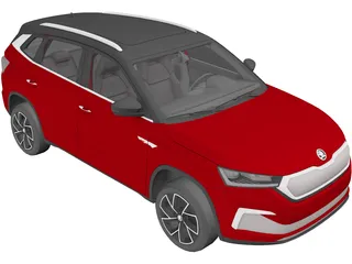 Skoda Kamiq GT (2020) 3D Model