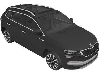 Skoda Karoq (2020) 3D Model