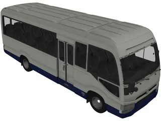 Toyota Coaster (2020) 3D Model